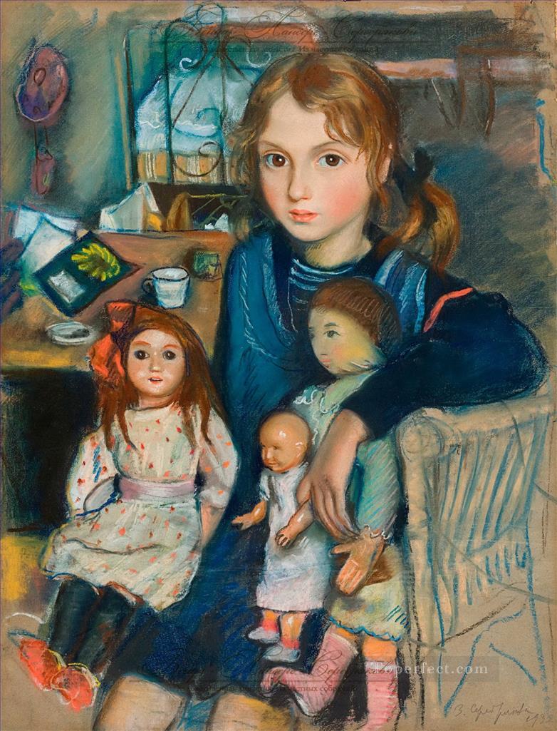 katya 1923 Russian Oil Paintings